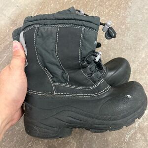 Toddler boy the north face Black Winter Boots
